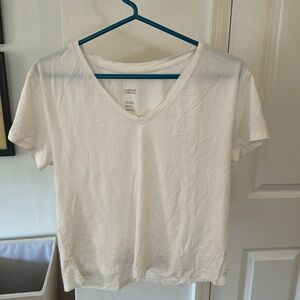 Girlfriend collective crop tee